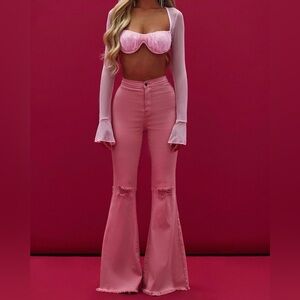 Flare stretch jeans !Sold out everywhere!!